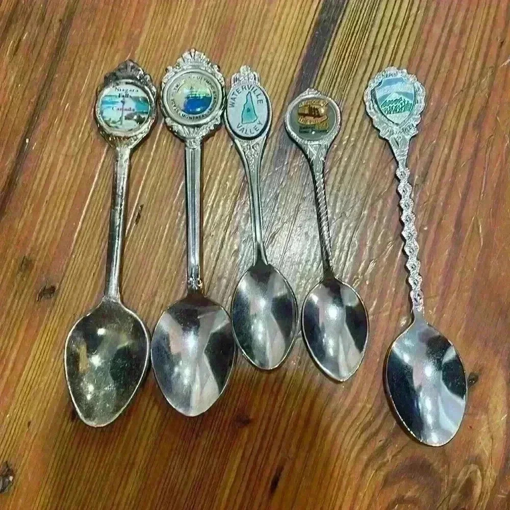 Collectible set of silver spoons